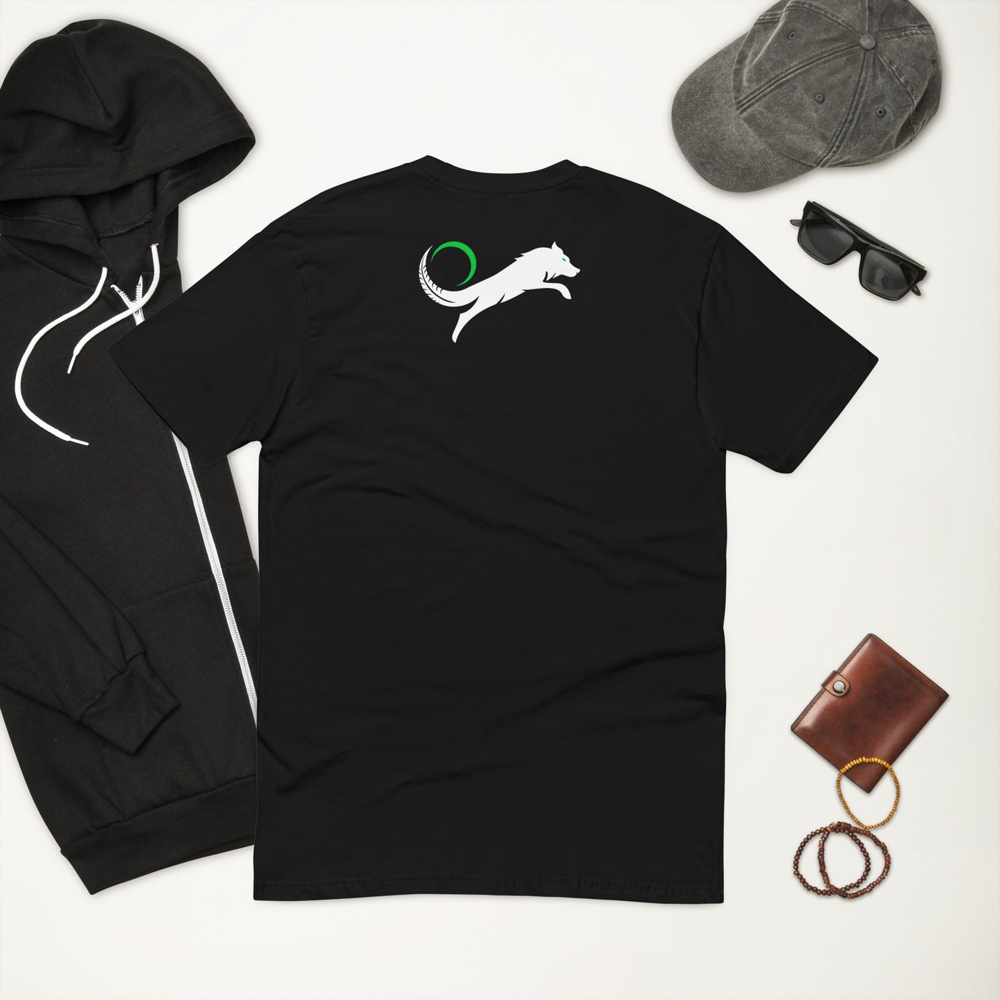 Tribal Athlete Star Next Level Fitted T-Shirt