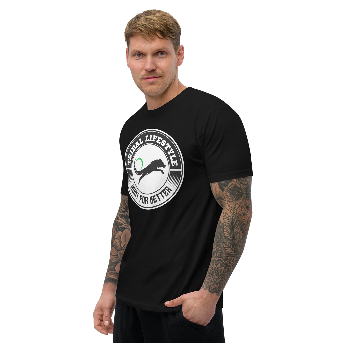 Tribal Circle Fitted T-Shirt