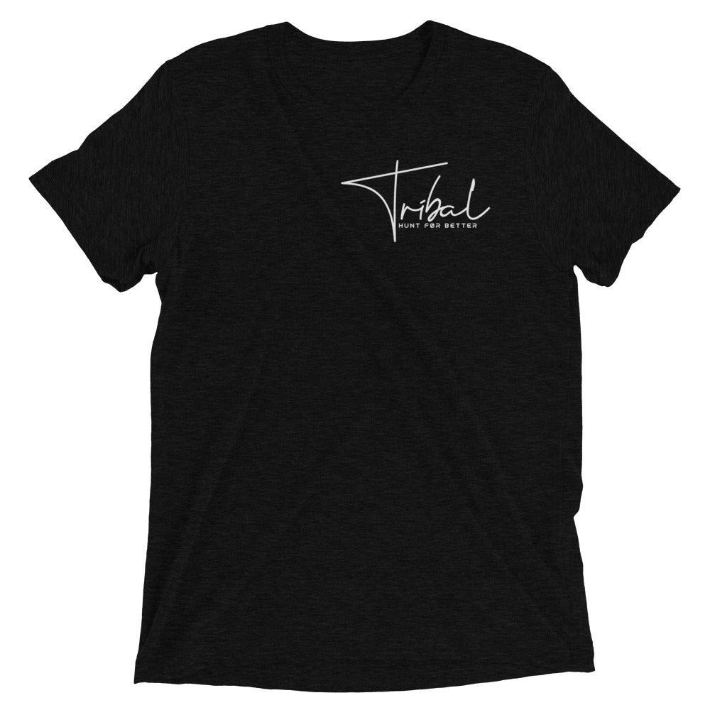 Flat mockup of Tribal chest logo t-shirt