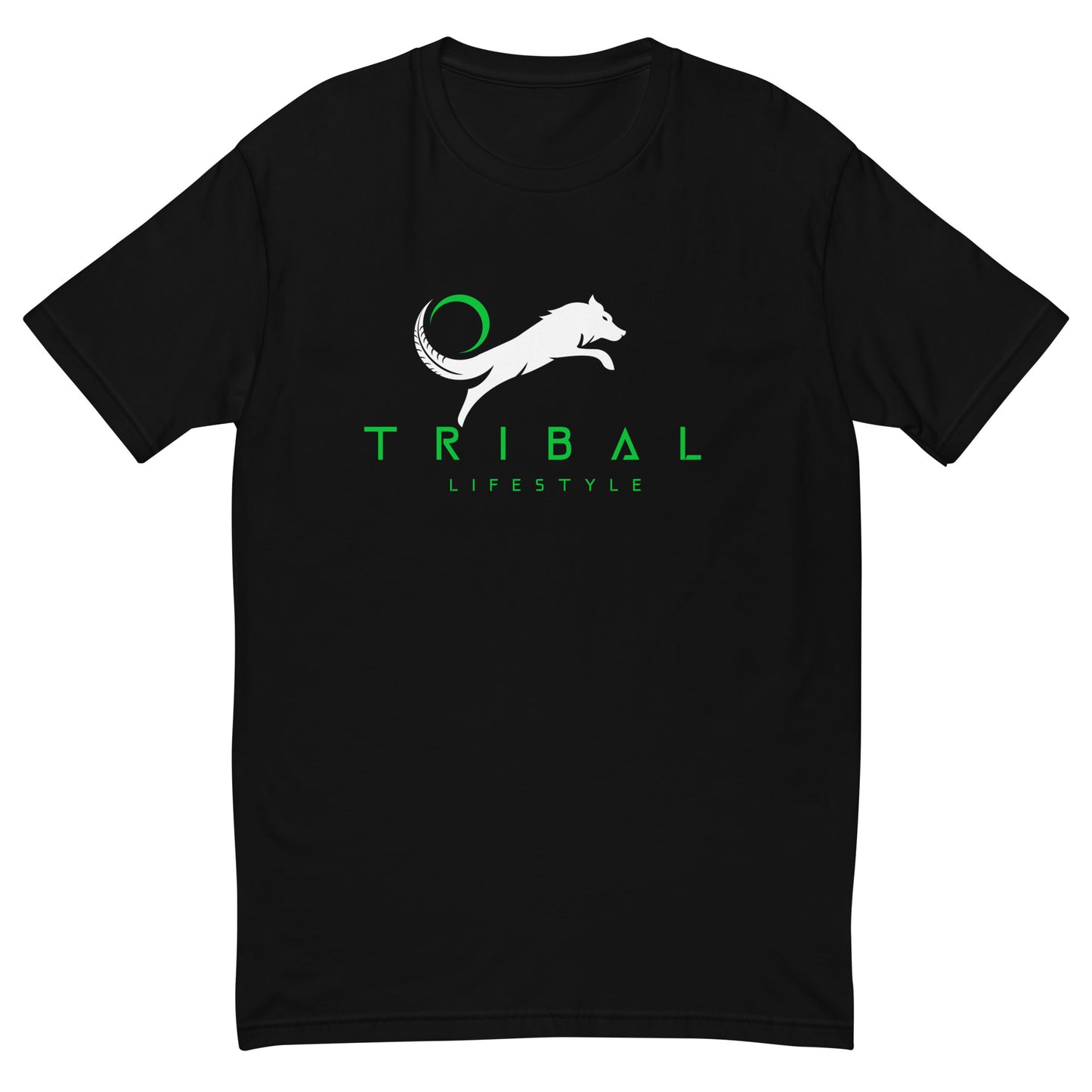 Flat mockup of Tribal lifestyle logo t-shirt