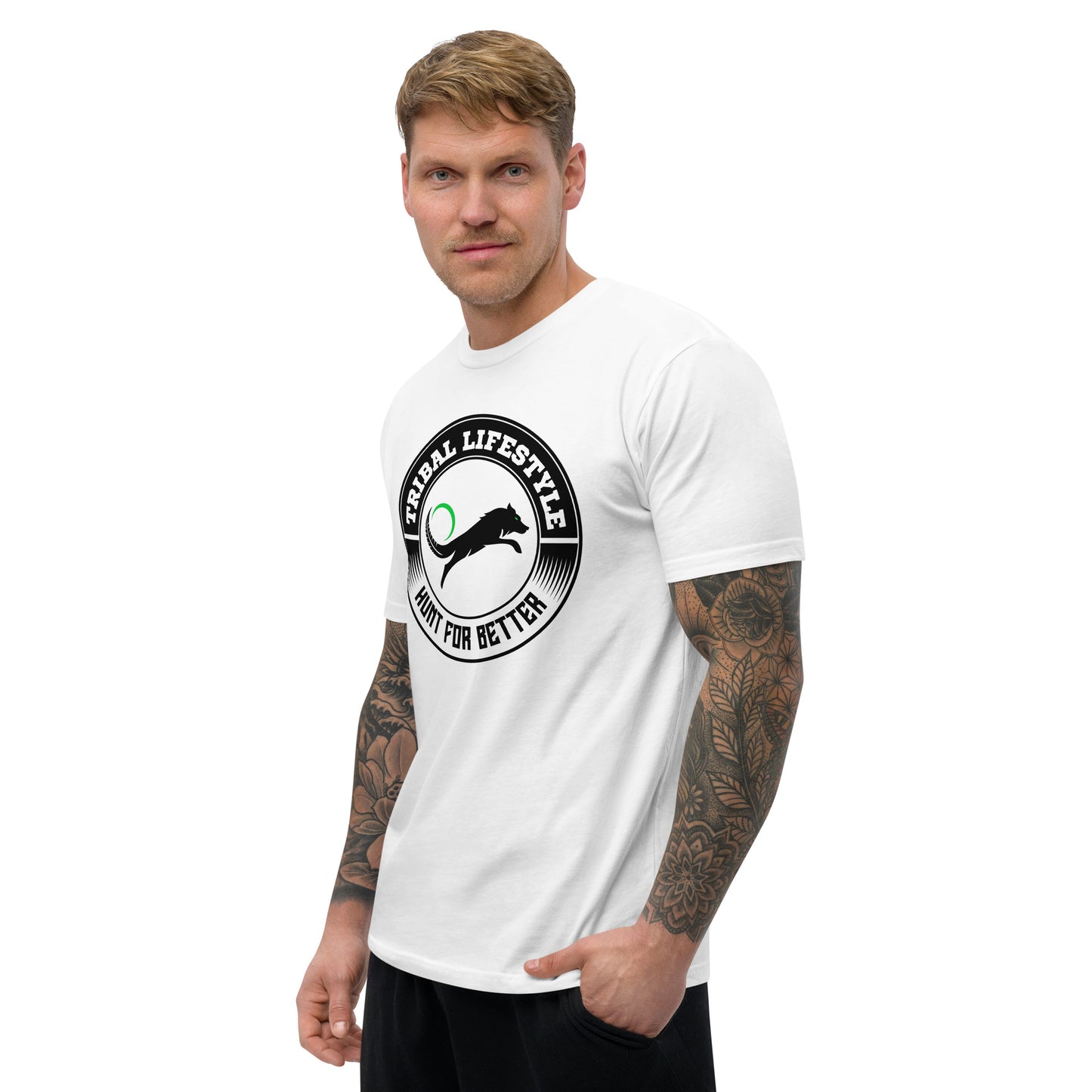 Tribal Circle Fitted T-Shirt