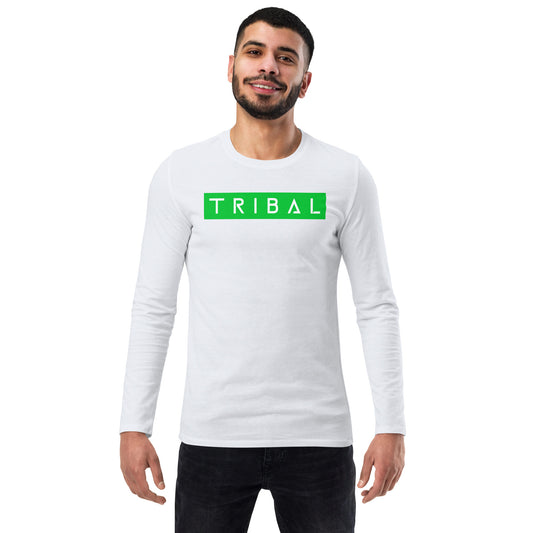man with white long sleeve tribal shirt